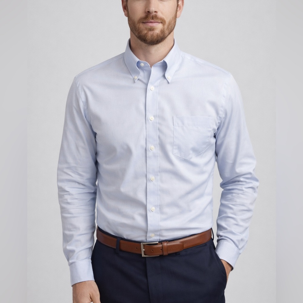 Eagle Button down Shirt | Light Blue | NWOT